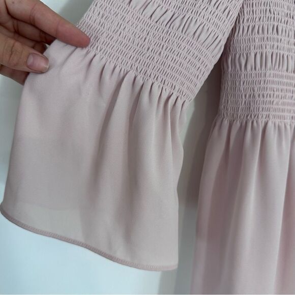 Aritzia | Babaton Grantland Smocked Top in Mauve - Picture 9 of 11